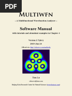 MANUAL SOFTWARE MULTIWFN