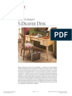 5 Drawer Desk