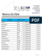 Ref List of Boiler - PT. Grand Kartech TBK
