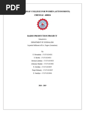 Radio Script