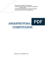 Arquitectura de Computadoras