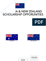 Australia & New Zealand Scholarship Opporunities