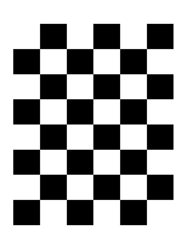 Calibration Chessboard (A4) PDF PDF