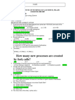 How Many New Processes Are Created by Fork Calls?: CS C372/IS C362 - Operating System