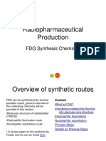 Radiopharmaceutical Production: FDG Synthesis Chemistry