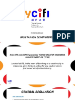 Ycifi - Trainee Guidelines Basic Fashion Design Course