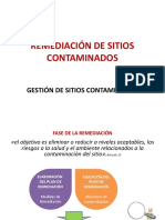 Remediación de sitios contaminados