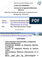 Proyectos de Interconexiones Eléctricas Internaciones en El Perú 2017