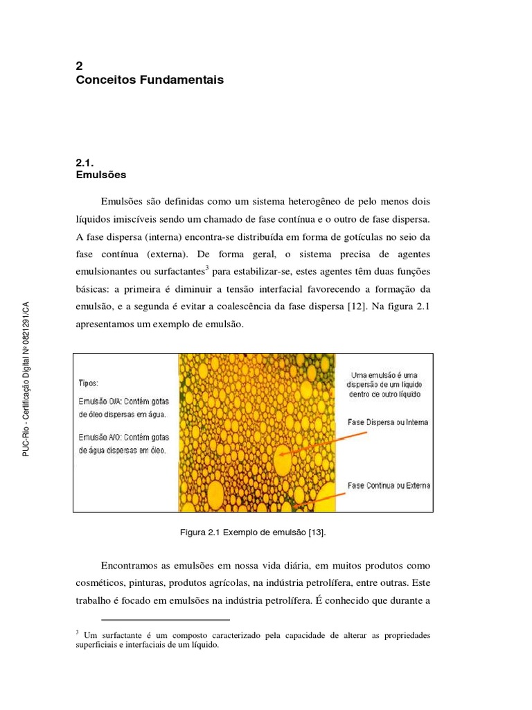Emulsões: Definição e Tipos | PDF | Emulsão | Física Aplicada e ...