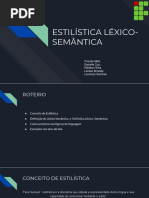 ESTILÍSTICA LÉXICO-SEMÂNTICA2