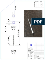 Plano Tornillo Muestra Para Gafas