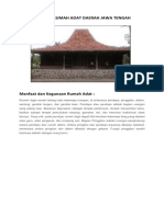 Gambar Rumah Adat Daerah Jawa Tengah