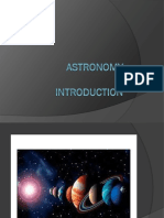 Astronomy Intro
