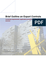 Germany BAFA Export Control Brief Outline