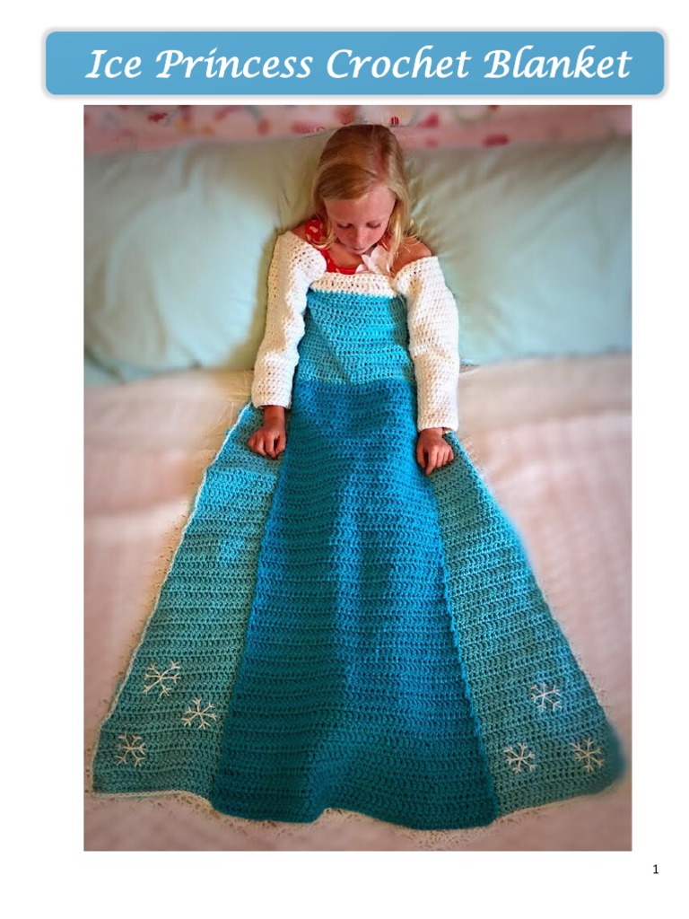Elsa Crochet Blanket Pattern | PDF | Crochet | Woven Fabrics