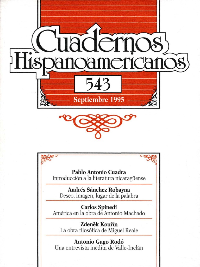 Cuadernos Hispanoamericanos 195 PDF Nicaragua Renacimiento foto imagen Foto