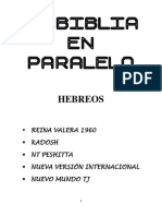 Biblia en Paralelo Hebreos