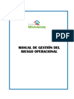 PLAN 10029 2015 Manual de Gestión de Riesgo Operacional Del FMV S.A., Modificado Mediante Acuerdo de Directorio #01-1D-2015 de Fecha 12.01.2015 PDF
