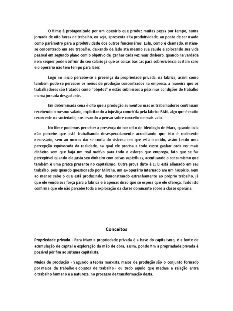 A Classe Operaria Vai Ao Paraíso