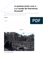 A Soberania queima junto com a Amazonia