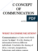 Basic Concept of Communication