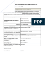 Formato para El Registro de Acciones Preventivas y Correctivas. SG-SST