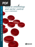 Malaria Entomology and Vector Control: Guide For Participants