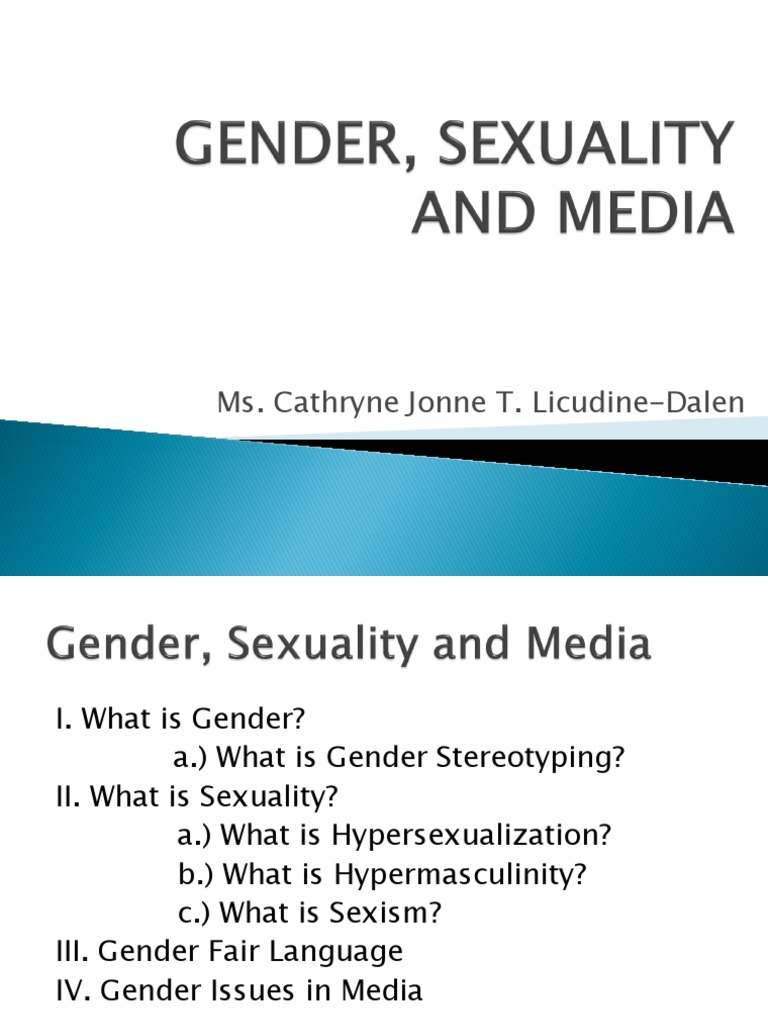 Gender, Sexuality and Media | PDF | Gender Role | Woman