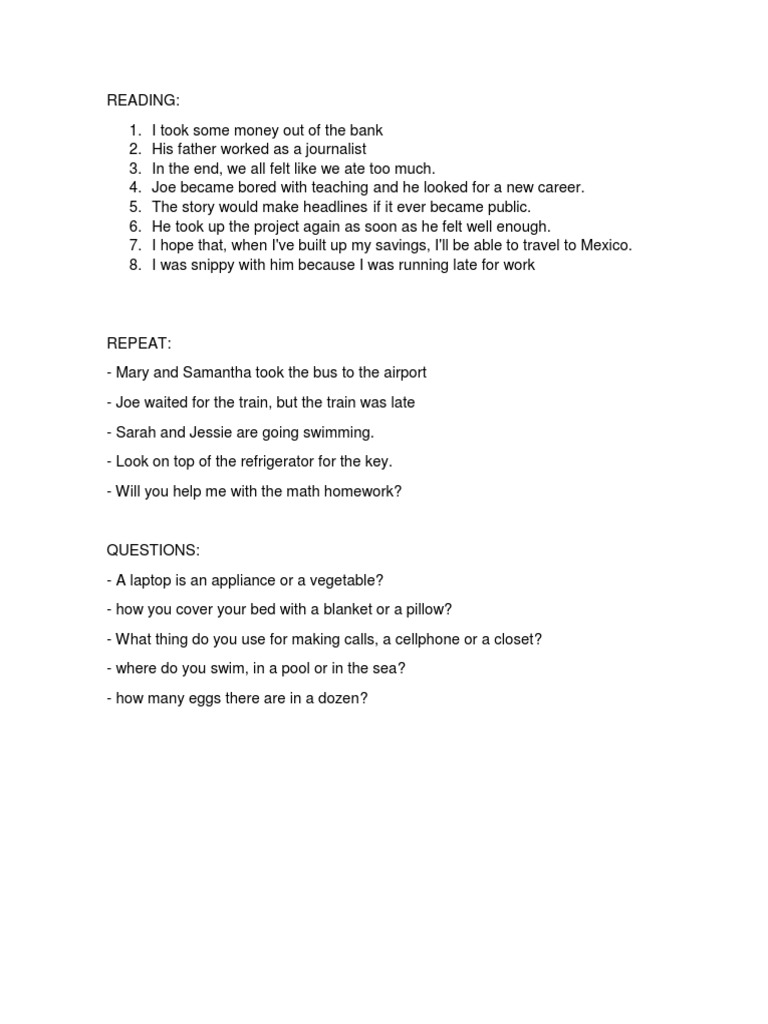Versant Test