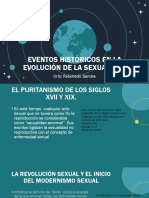 Eventos Históricos en La Evolución de La Sexualidad. S.O.R.