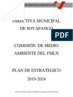 Plan de Medio Ambiente 2019 2024