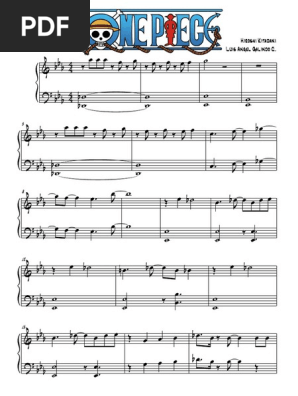 We Are One Piece Easy Piano
