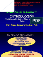 Introducción. Variables Del Tránsito - IISem2019 - Operación - II