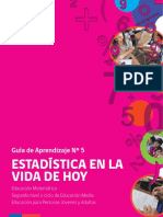 Guía #5 Matemática Estadística en La Vida de Hoy PDF