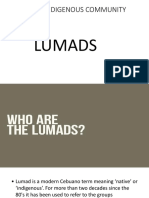 Philippine Indigenous Community: Lumads