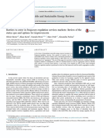 Barriers to Entry in Frequency-regulation Services Markets_ Review of the Status Quo and Options for Improvements _ Borne_2018