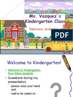 Welcome Kindergarten Class Artifact1