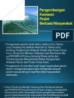 Pengembangan Kawasan Pesisir Berbasis Masyarakat