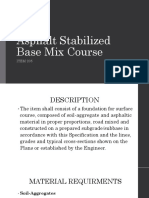 Asphalt Stabilized Base Mix Course: ITEM 205
