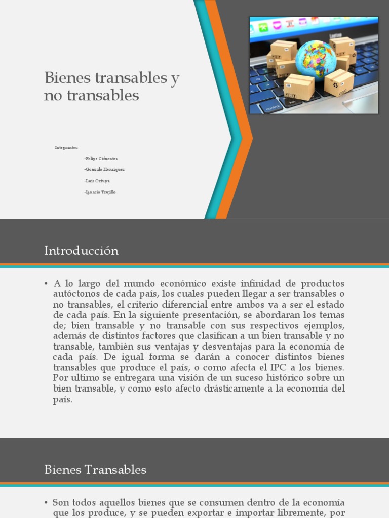Bienes Transables y No Transables: Ejemplos | PDF | Bienes | Inflación