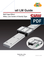 Caged Ball LM Guide: Ball Cage Effect Wide, Low Center of Gravity Type