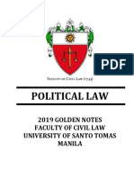 Golden Notes - Political Law
