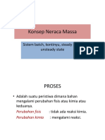 5 Konsep Neraca Massa