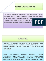 F. Populasi Dan Sampling