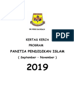 Kertas Kerja Kewangan Program Panitia P Islam 2019 03