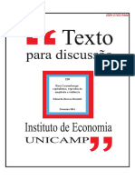 Texto para Discussão UNICAMP - Economia