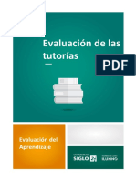 Evaluación de Las Tutorías