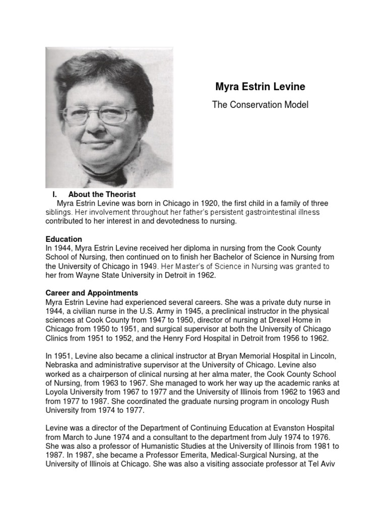 Myra Levine PDF Nursing Social Group