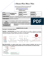 Matematicas 5° 02 - 09 - 2019