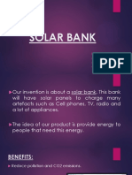 Solar Bank: Project Prepared By: Gerardo Brenda Percy